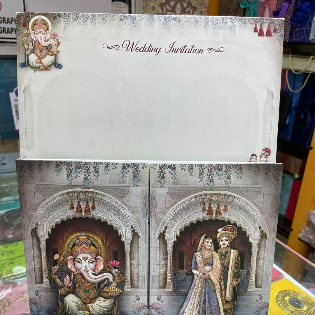 Divine Union Wedding Invitation Card